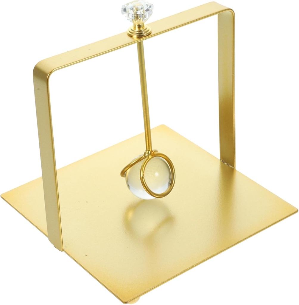 BESTYASH European Style Napkin Holder Gold Napkin Organizer Stand for Kitchen Dining Table Smooth Edged Paper Towel Holder for Restaurant Party Home Cafe Use