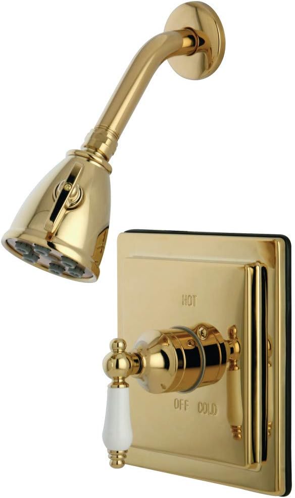 Kingston Brass VB8652PLSO Victorian Shower Faucet, 72 x 7 x 7.31, Polished Brass