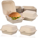 30pcs Eco-friendly Pulp Lunch Boxes Chinese Takeout Containers Fine Crafted for Snacks Takeout