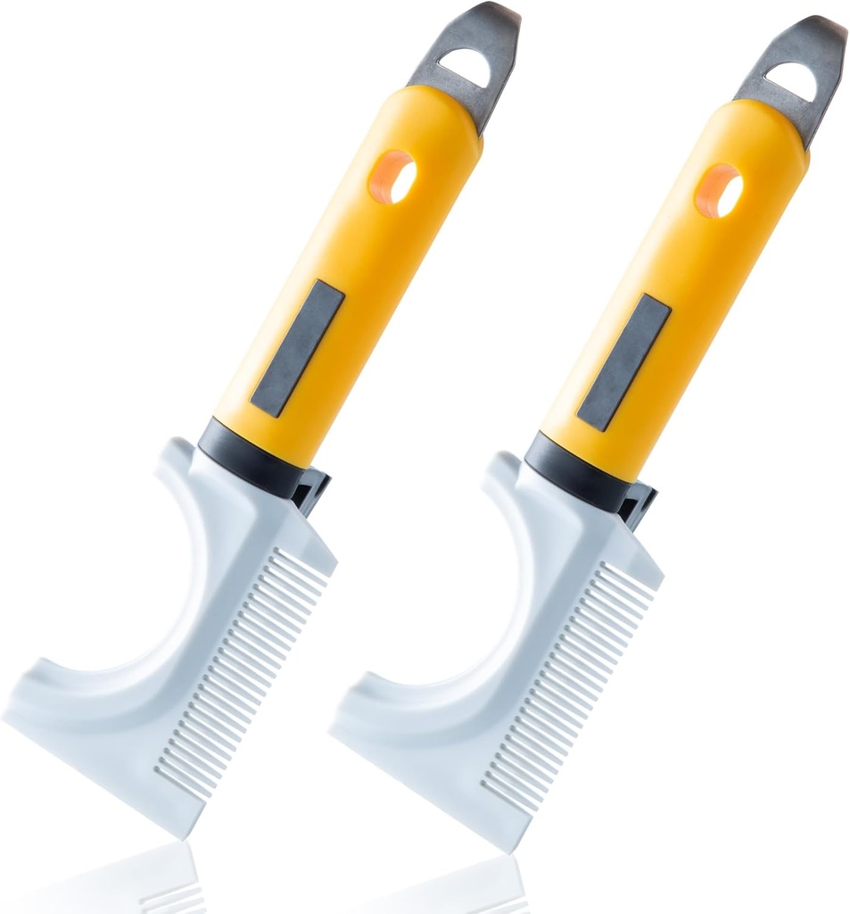 VOOMEY 7-in-1 Paint Brush Comb,2PCS, Paint Roller Cleaner and Paint Brush Comb Cleaner, Painters Tool, Paint Can Opener, Magnetic Design for Easy Carrying