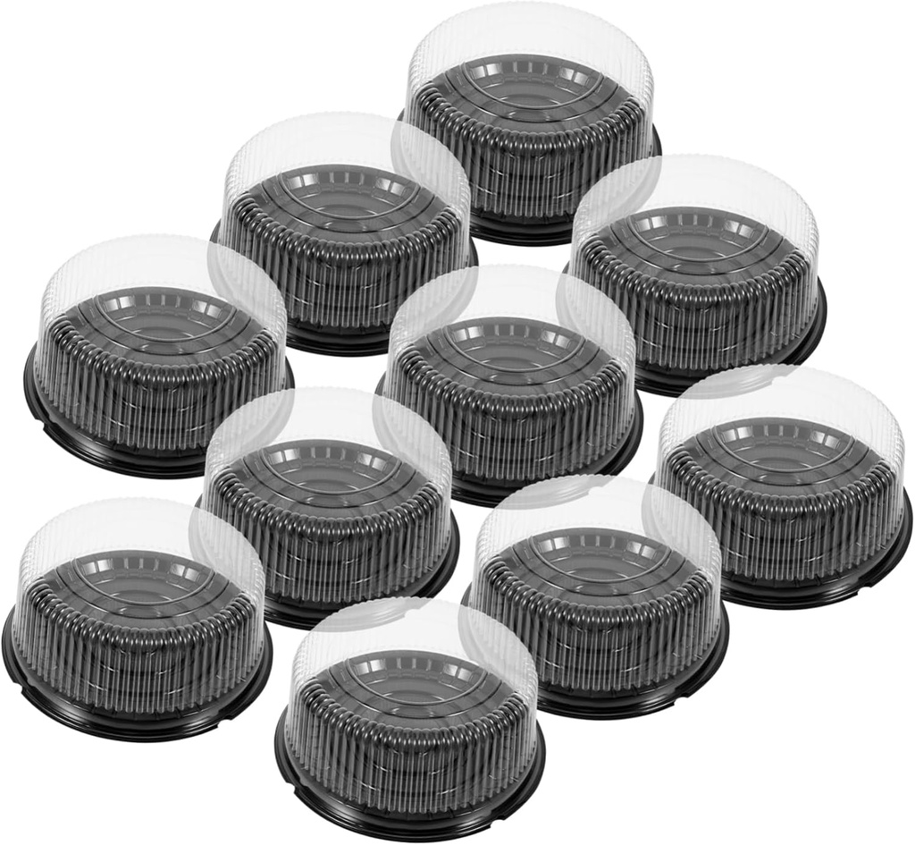 10pcs Cake Carrier Boxes Bakery Packing Display Containers for Birthday Parties and Events -grade Material Lightweight Design