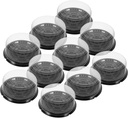 10pcs Cake Carrier Boxes Bakery Packing Display Containers for Birthday Parties and Events -grade Material Lightweight Design
