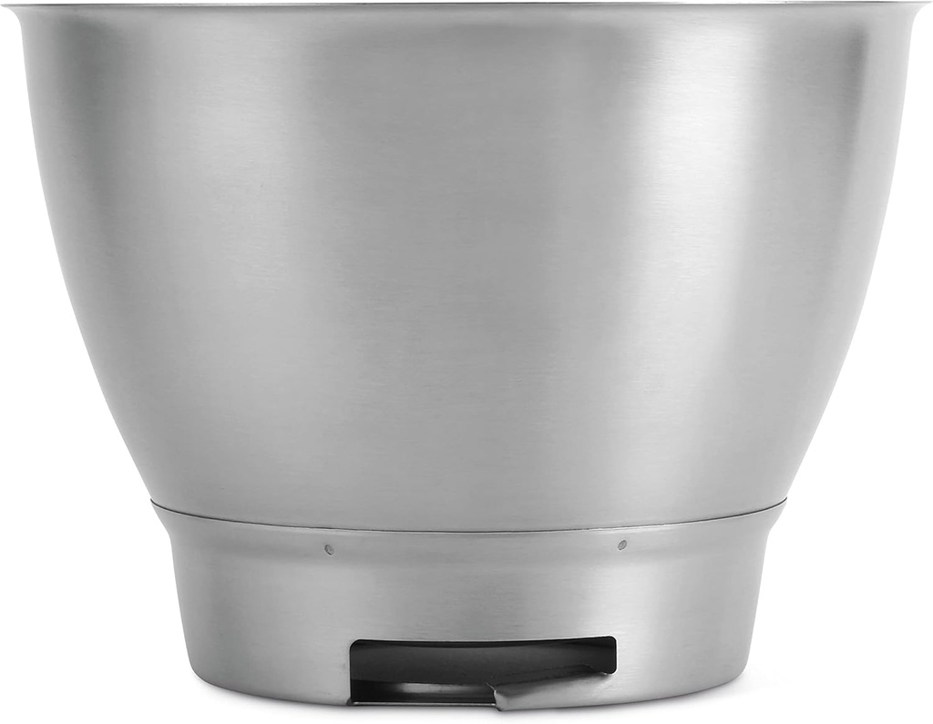 Kenwood Mixing Bowl, Stainless Steel Bowl Chef Elite Food Processor Accessories 4,6 Liter Silver