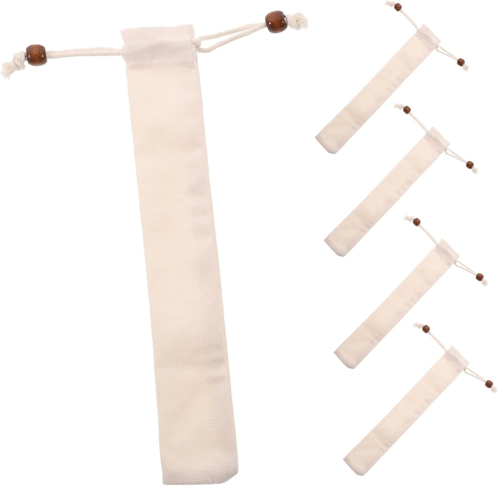 5pcs Cutlery Bag Spoons Forks Organizer for Silverware Bags for Takeout Camping Picnic