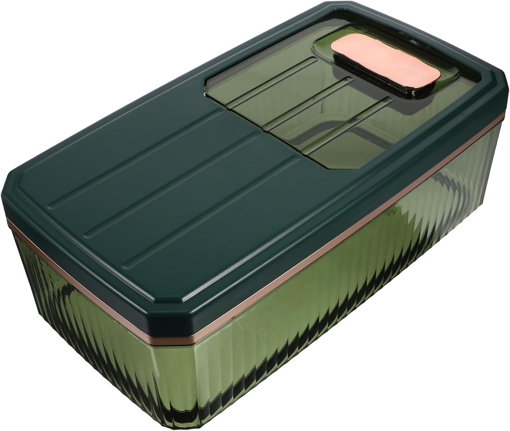 Household Kitchen Rice Bucket Transparent Multi-function Rice Dispenser Moisture Insect Storage Container for Dry Food and Beans