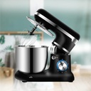 Stand Mixer in Home Kitchen Tilt-Head 6-Speed Kitchen Electric Dough Mixer for Household Baking Bread, with Dough Hooks, Flat Beaters, Whisk Pouring Shield,Black