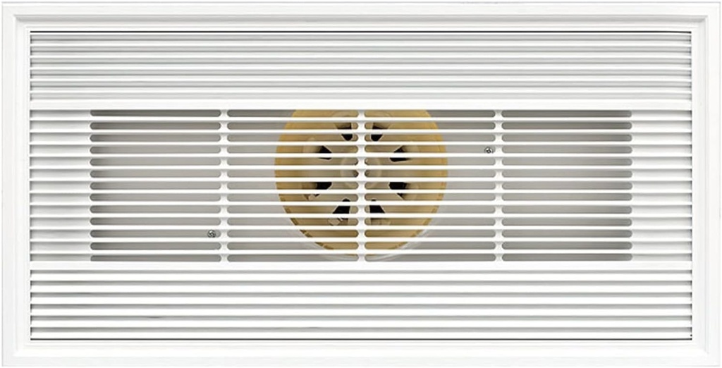 Exhaust Fan Ceiling Mounted Exhaust Fan Low Noise Kitchen/Bathroom Exhaust Fan Home Heavy Duty Exhaust Fan (ø80mm/ø100mm), White Ventilation Fan (Size : 60 * 30 * 9cm)