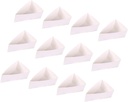 Triangle Cake Paper Tray 20PCS Baking Mousse Box for Pastry Packaging for Cupcakes Small Cakes and Cookies for Parties and Events