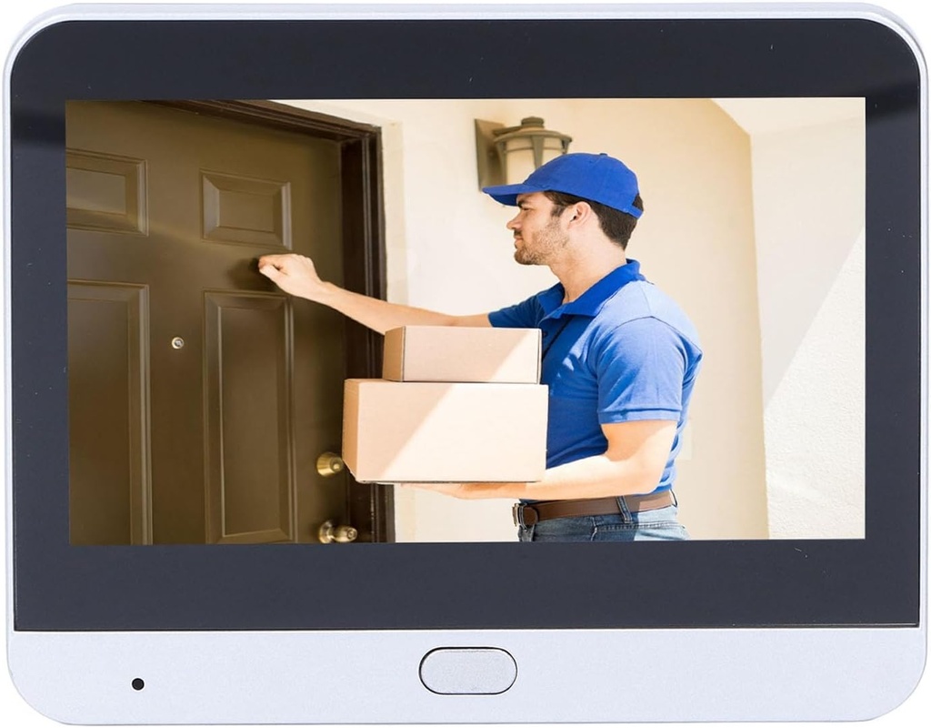 YUEHISY Digital Door Viewer, Wireless WiFi 1080P 2MP Door Peephole Camera with 4.3in Screen, 160° Wide Angle, Human Induction, for Home Security