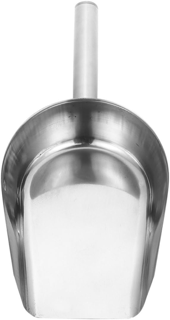 Ergonomic Design Stainless Steel Food Shovel Rice Shovel Scoop Supermarket