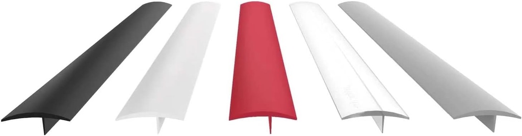 Gap Stopper® Pro - 21" White, Professional Grade, FDA Heavy 8.6 oz Silicone, Set of 2, Covers Gap between Stove & Countertops