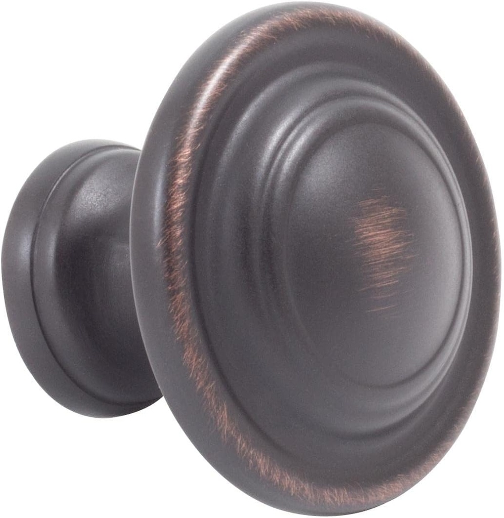 Stone Harbor Hardware Charlotte Cabinet/Bi-Fold Door Knob, 1-3/4 Inches, Vintage Bronze