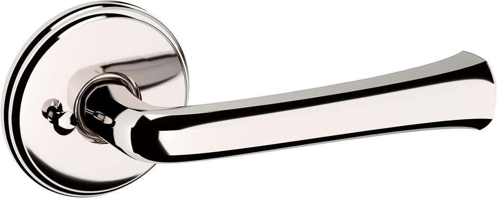 Baldwin 5112055PRIV 5112.PRIV 5112 Privacy Door Lever Set with 5075 Rose from The Estate Collection