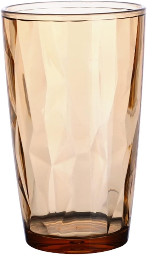 Water Cup Stackable Colored Drinking Glass Diamond Water Cup Juice Glasses For Drinking Tea Clear Kitchen Dining Bar Drinkware (Color : TP)