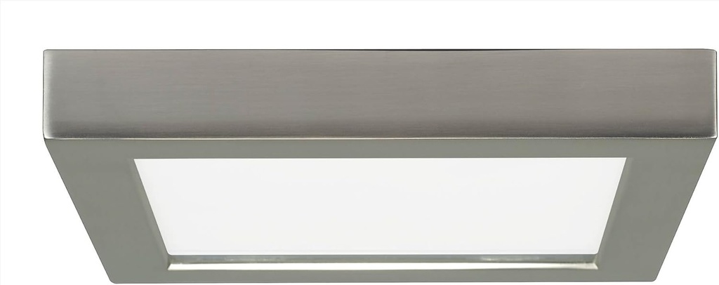 Satco Products S9333 Blink Flush Mount LED Fixture, 13.5W/7", Brushed Nickel