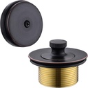 BESTILL Bathtub Drain Kit and Overflow Faceplate, Oil Rubbed Bronze