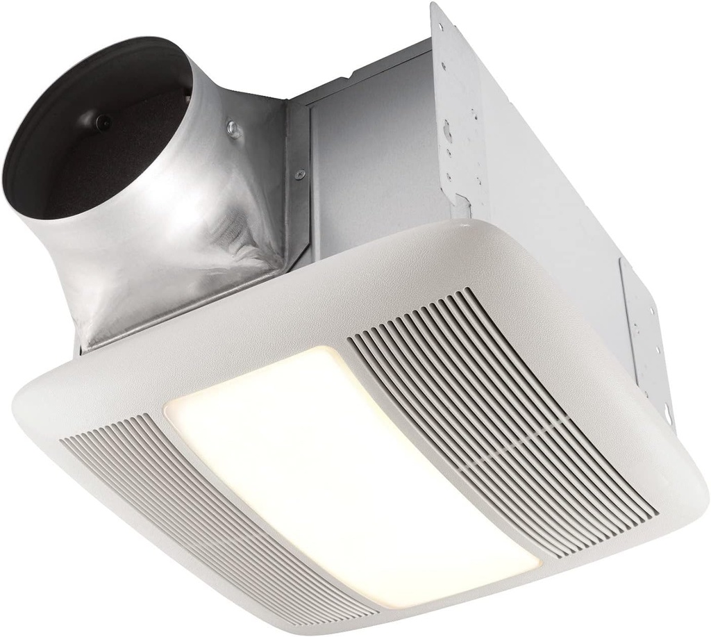 Nutone QTXEN150FLT Ultra Silent Bath Fan with Light and Nightlight Energy Star