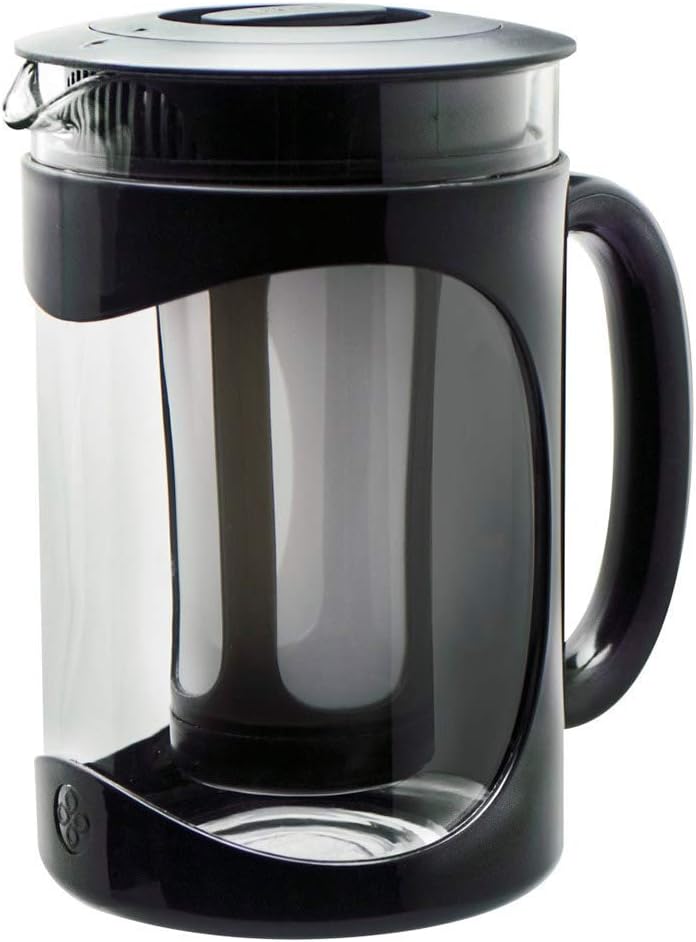 Primula Burke Cold Brew Iced Coffee Maker - Glass Carafe 1.6 Qt (51.2 oz), Black (1-Unit)