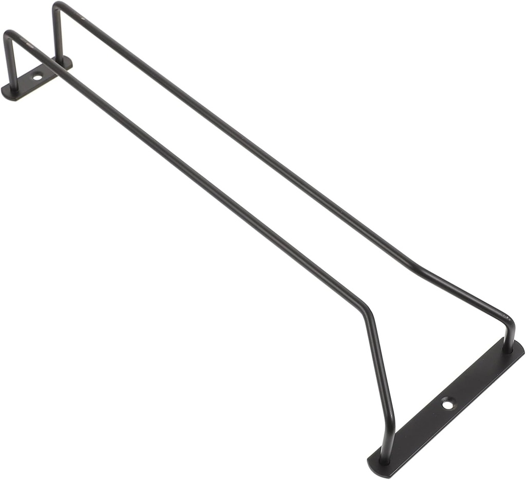 Stainless Steel Wine Glass Holder Rack Hanging Stemware Organizer Space-saving Goblet Display for Home Bar Kitchen Stylish Inverted Design for Wine Glass Storage and Organization