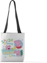 CafePress Peppa Pig: Splish Splash 13"x13" Reusable Grocery Shopping Sling Tote Bag
