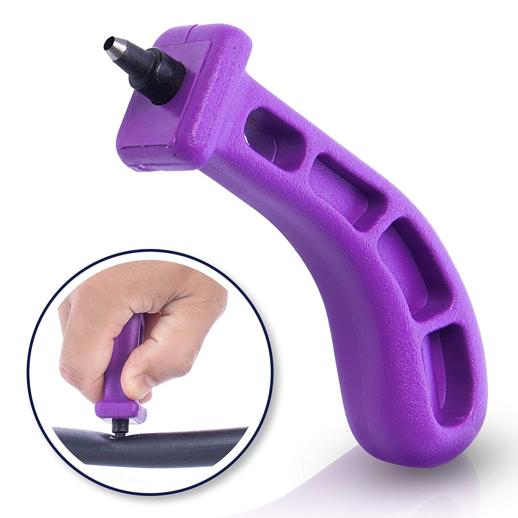 Al-Magor Mini Punch MP-3 Garden Tool: Small Hand Hole Puncher for Drippers, Sprinklers, Irrigation Tube Pipes, 3 mm Holing Tip Included