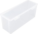 Transparent Bread Storage Box Airtight Fresh Keep Container for Kitchen Organization for Bread Snacks and Condiments Fridge Organizer