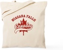 CafePress Niagara Falls Canada Tote Bag Reusable Natural Beige Canvas Shopping Bag