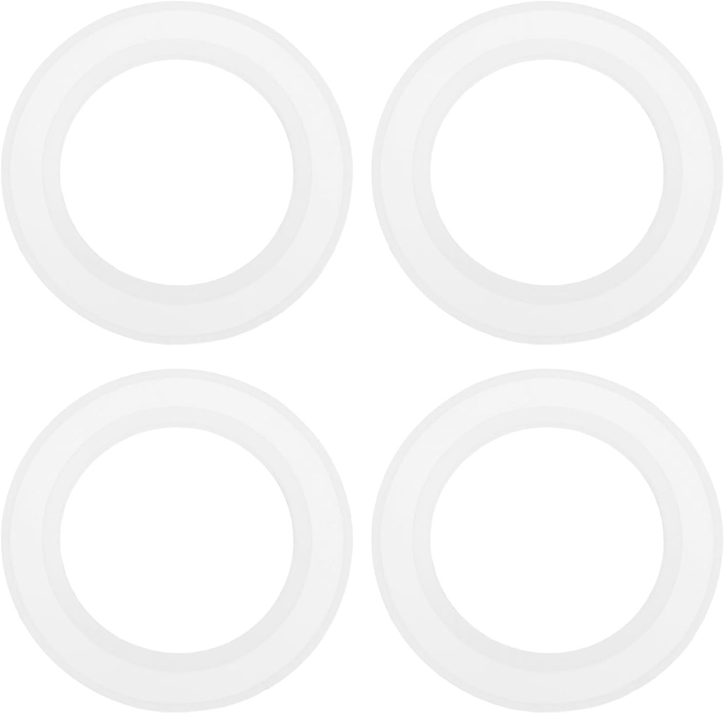 4pcs Bathtub Sink Pop Up Plug Cap Washer Seal 43.5 x 28.5mm Silicone-Ring Gasket Sink Floor Drain Seal Fits Basin Plugs And -Up Wastes