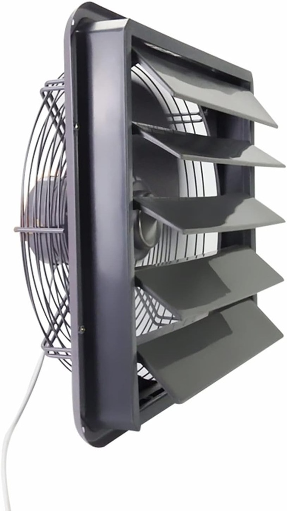 ventilation fan Louvered Wall Window Ventilating Fan 12"" Powerful Exhaust Fan Household Industrial Mesh Exhaust Fan, Strong Exhaust, 110W, 1670CFM ventilating fan, 20010125