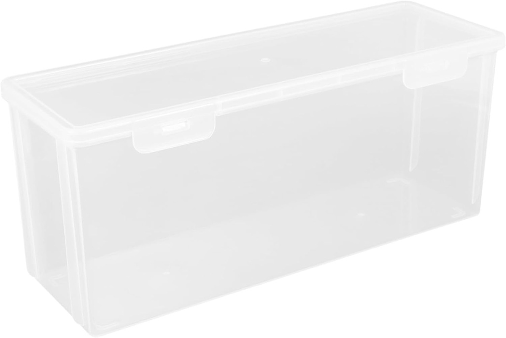 VICASKY Bread Toast Box Transparent Storage Container for Kitchen Pantry Fridge Organizer Fresh Keep Holder for Home Bakery Coffee Shop