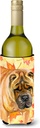 Caroline's Treasures BB9922LITERK Shar Pei Fall Wine Bottle Hugger, Yellow Bottle Cooler Sleeve Hugger Machine Washable Collapsible Insulator Beverage Insulated Holder