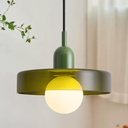 Glass Pendant Light Vintage Hanging Light Fixture Modern Kitchen Island Mid Century Modern Lamp Green
