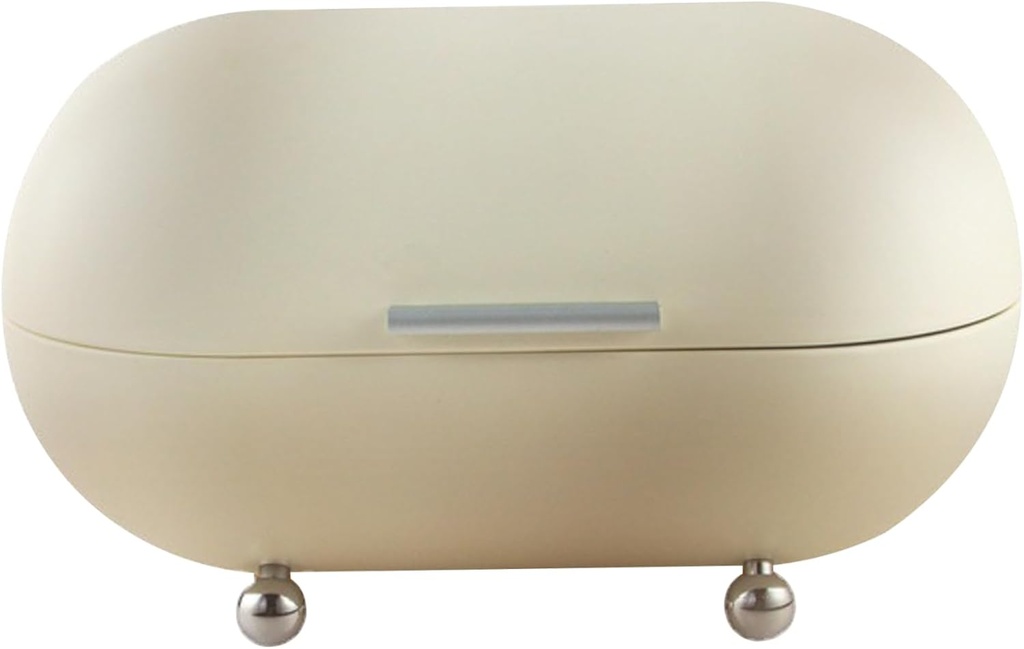 Bread Box High Capacity Bread Storage Container Desktop Metal Box Bin Multi-Purpose Storage Organizer for Countertop Pastry Entryway Kitchen Pantry