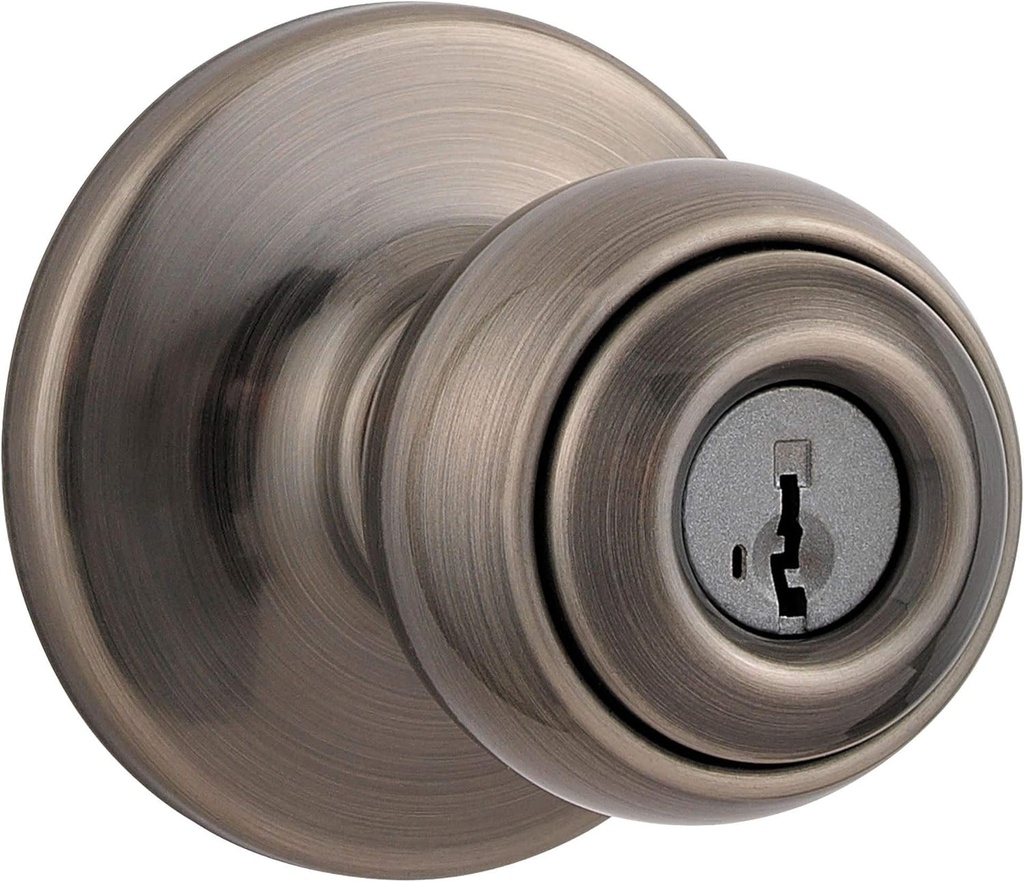 Polo Antique Nickel Entry Knob Featuring SmartKey