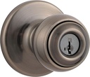 Polo Antique Nickel Entry Knob Featuring SmartKey