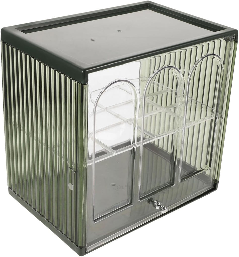 Double Layer Bread Box for Kitchen Counter Airtight Bread Keeper for Fresh Storage Vintage Loaf Container