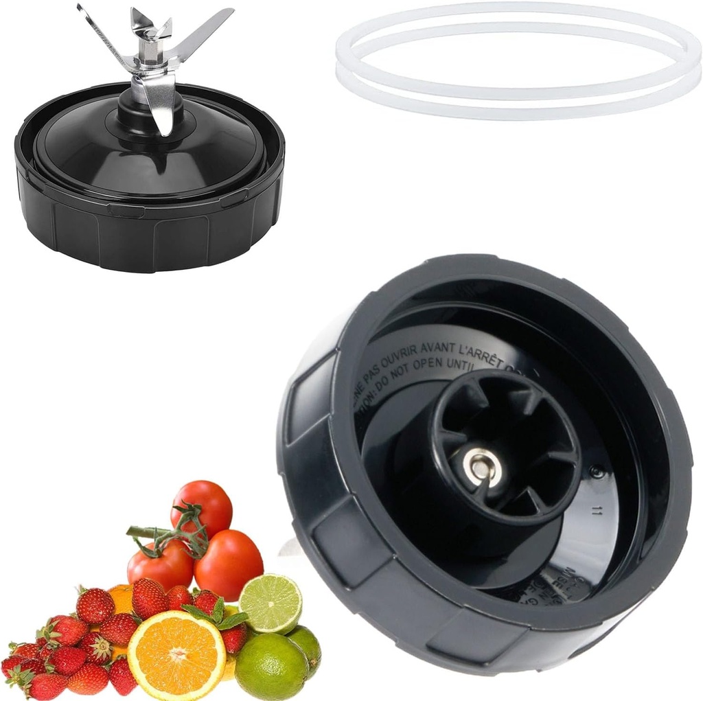 [Upgrade] Replacement 6-Fins Female Blender Blade Parts Compatible with Ninja Auto iQ Blenders. [4Inch Female Fins ONLY]