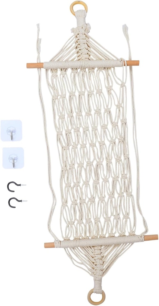 Cotton Rope Net Bag Fruit Basket Kitchen Fruit Holder Pendant Decorative String Bag Hanging Basket