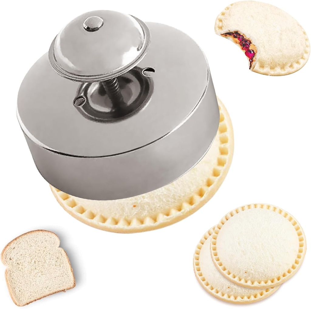 Sandwich Cutter, Sandwich Cutter and Sealer, Sandwich Maker, Peanut Butter and Jelly Sandwiches Tool/PBJ Cutter, Sandwich Maker for Kids, for Thanksgiving/Christmas Day