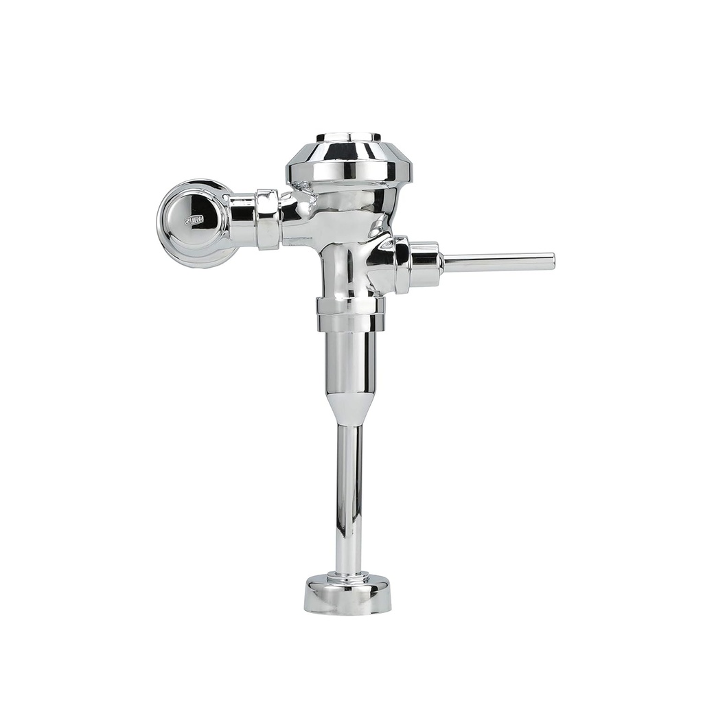 Zurn Z6003-WS1-YB-YC Aquaflush Exposed Manual Diaphragm Flush Valve for 3/4" Urinal with 1.0 GPF Sweat Solder Kit, Cast Wall Flange, Chrome