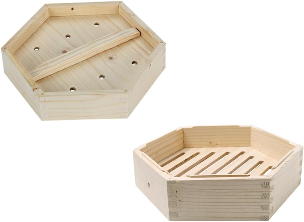 Mikinona Wooden Food Steamer with Lid Premium Steamer for Dumplings and Buns Reusable Kitchen Cooking Accessory for Household Use and Gifting