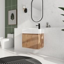 24'' Floating Bathroom Vanity,Bathroom Vanities Sink Combo,Modern Wood Cabinet,Large Storage,Modern Bathroom Storage Cabinet,Soft-Close Design, Nature Wood