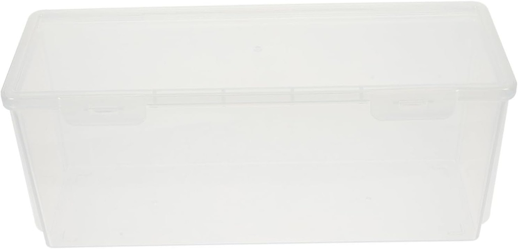 Healifty Transparent Plastic Bread Box for Kitchen Multi Function Loaf Storage Container with Airtight Design Medium Food Storage Box to Keep Bread Fresh Longer