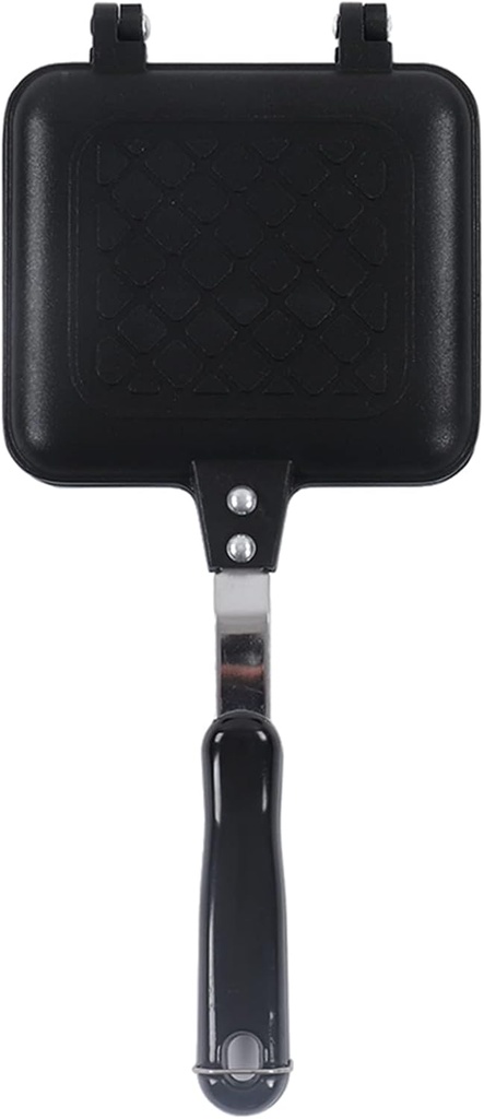 Waffle Maker, Sandwich Pan Breakfast Double Sided Frying Pan Flat Bottom Nonstick Sandwich Panini Maker Pan