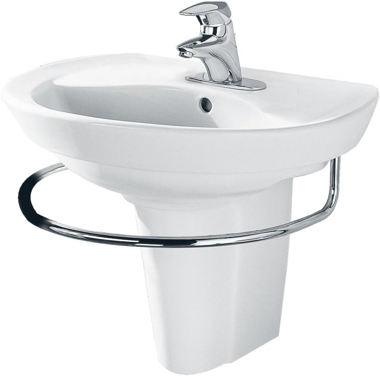 American Standard 3520000.002 Ravenna Integral Towel Bar, Polished Chrome 19.31" Length x 21.25" Width x 4.37" Height