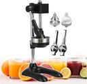 Hand Press Juicer Machine, Grade Manual Hand Press Commercial Juicer Machine, Hand Press Citrus Juicer Orange Extractor For Various Commercial And Family Gatherings(Black)