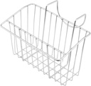 PRETYZOOM 1pc Stainless Steel Sink Hanging Basket Organizer Kitchen Storage Rack with Drainage Design Space-Saving Hanging Basket for Sponges Brushes and Towels Easy to Install and Clean