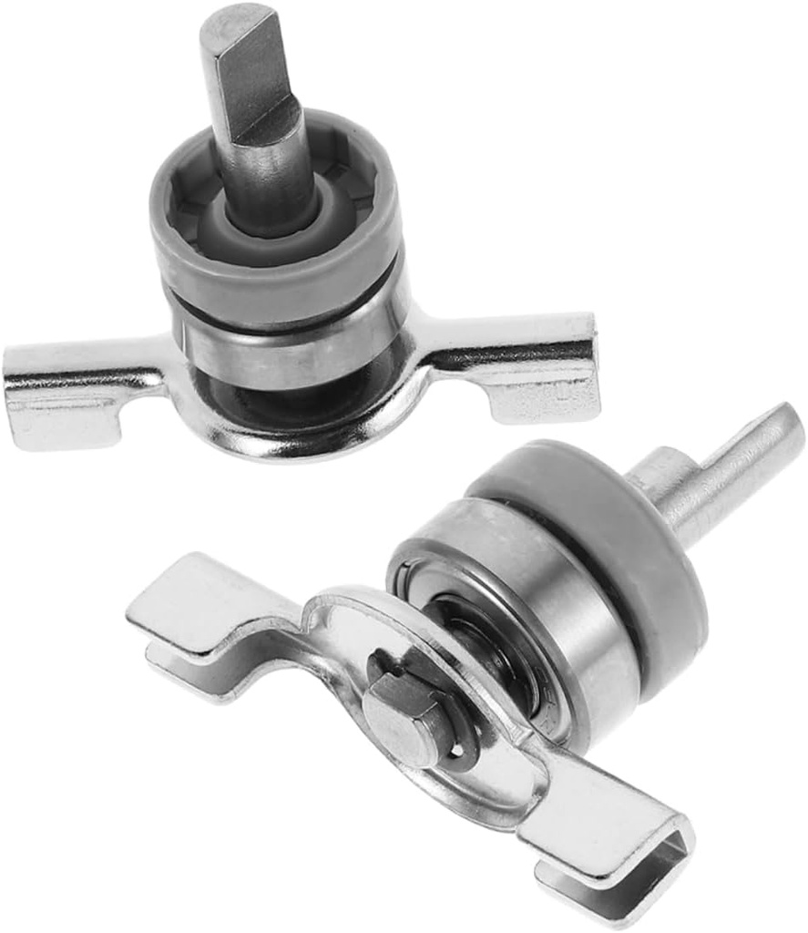 NUOBESTY 2pcs Non-stick Bread Maker Mixing Paddle Blade for Easy Dough Preparation Compatible Bread Machines Space-saving Kitchen Accessory