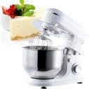 Electric Blender for Whipping Cream/Kneading Dough, 6-Speed Adjudtsble, Professional Stand Mixer for Most Home Dessert, with Egg Whisk,Dough Hook,Flat Beater