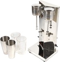 Milkshake Machine Double Head Maker, Commercial Electric Milkshake Maker with 2pcs 800ml Cups and 2 Speeds Adjustable, Suitable for Various Places Milkshake Mixer